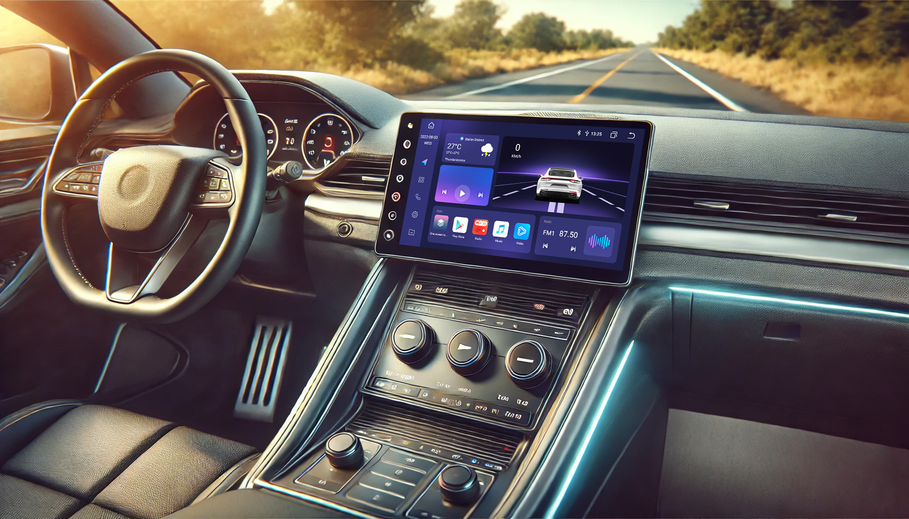 Radio z dotykowym ekranem w starszym aucie – czy to możliwe?